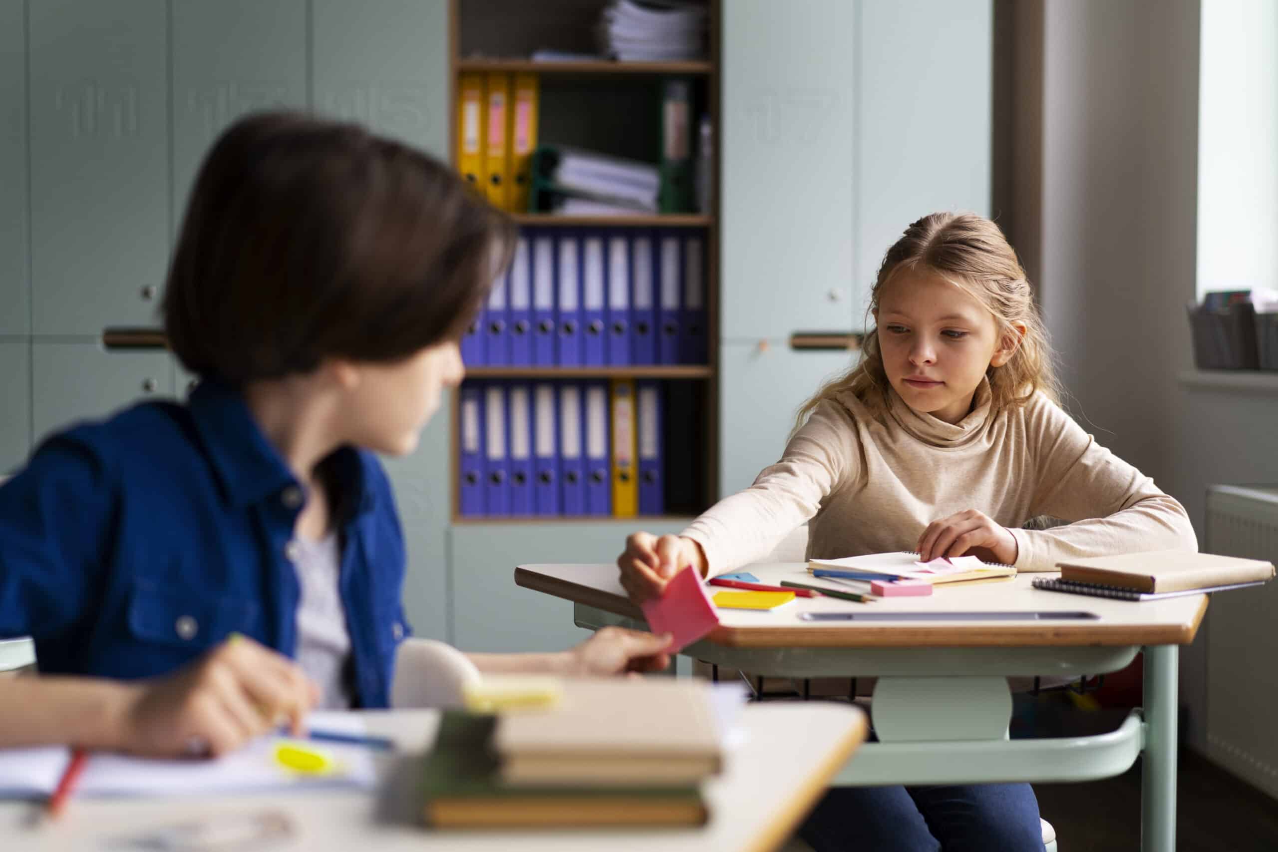 front-view-kids-cheating-school front-view-kids-cheating-school